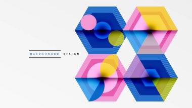 Altıgenler, elmas desenleri. Geometrik tekrarlayan altıgen arkaplan