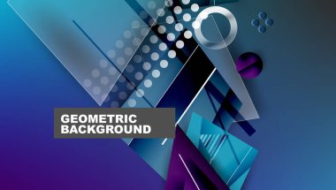 Yaratıcı üçgenler ve daireler bileşimi