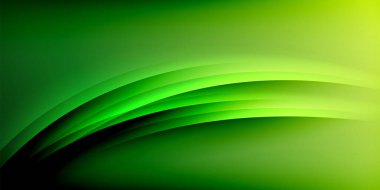 Gölge çizgileri olan etkileyici bir poster. Özellikler teknolojisi, minimalist ve iş temaları, parlak canlı renk şemaları