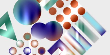 Çemberler ve üçgenler modern sanat. Duvar Kağıdı, Sancak, Arkaplan, Kart, Kitap İllüstrasyonu, İniş Sayfası