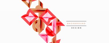 Çemberler soyut arkaplan çizgilerini kareler