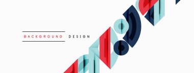 Dairesel ve yuvarlak elementlerin yer aldığı soyut geometrik arkaplan. Kalın kontrast, pürüzsüz gradyanlar, dinamik kompozisyon, fütüristik stil