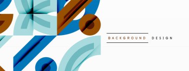 Soyut geometrik arkaplan şekilleri modern ve simetrik bir model oluşturur. Kalın kontrast, pürüzsüz gradyanlar, dinamik kompozisyon, fütüristik stil