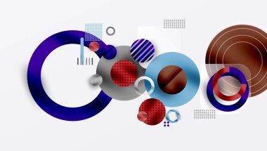 Soyut arkaplan - pürüzsüz eğimleri ve şeffaflığı olan katmanlı geometrik şekiller
