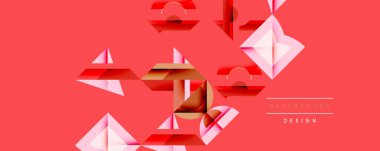 Çemberler soyut arkaplan çizgilerini kareler