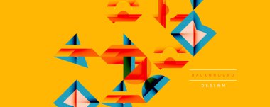 Çemberler soyut arkaplan çizgilerini kareler