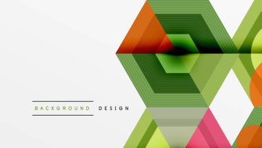 Altıgenler tasarımı geometrik soyut arkaplan