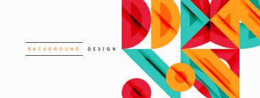 Soyut geometrik arkaplan şekilleri modern ve simetrik bir model oluşturur. Kalın kontrast, pürüzsüz gradyanlar, dinamik kompozisyon, fütüristik stil