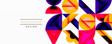 Çemberler soyut arkaplan çizgilerini kareler