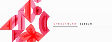 Soyut geometrik arkaplan şekilleri modern ve simetrik bir model oluşturur. Kalın kontrast, pürüzsüz gradyanlar, dinamik kompozisyon, fütüristik stil