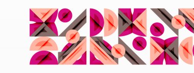 Soyut geometrik arkaplan şekilleri modern ve simetrik bir model oluşturur. Kalın kontrast, pürüzsüz gradyanlar, dinamik kompozisyon, fütüristik stil