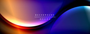 Parlak gökkuşağı stili renk eğrisi ve yuvarlak çizgi arkaplanı. Vector Illustration Duvar kağıdı, bayrak, illüstrasyon, iniş sayfası