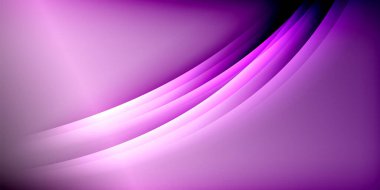 Gölge çizgileri olan etkileyici bir poster. Özellikler teknolojisi, minimalist ve iş temaları, parlak canlı renk şemaları