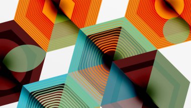 Altıgenler tasarımı geometrik soyut arkaplan