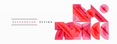 Soyut geometrik arkaplan şekilleri modern ve simetrik bir model oluşturur. Kalın kontrast, pürüzsüz gradyanlar, dinamik kompozisyon, fütüristik stil