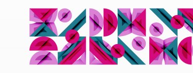 Dairesel ve yuvarlak elementlerin yer aldığı soyut geometrik arkaplan. Kalın kontrast, pürüzsüz gradyanlar, dinamik kompozisyon, fütüristik stil