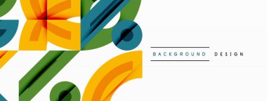 Soyut geometrik arkaplan şekilleri modern ve simetrik bir model oluşturur. Kalın kontrast, pürüzsüz gradyanlar, dinamik kompozisyon, fütüristik stil