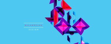 Çemberler soyut arkaplan çizgilerini kareler