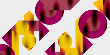 Hareketli soyut arka plan daireleri pürüzsüz gradyanlarla dinamik ve modern bir tasarım yaratıyor. Yaratıcı, teknolojik veya çağdaş temalı projeler için ideal