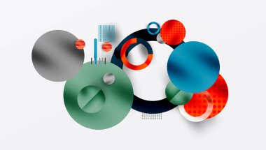 Soyut arkaplan - pürüzsüz eğimleri ve şeffaflığı olan katmanlı geometrik şekiller