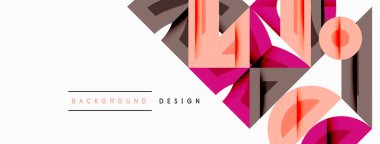 Soyut geometrik arkaplan şekilleri modern ve simetrik bir model oluşturur. Kalın kontrast, pürüzsüz gradyanlar, dinamik kompozisyon, fütüristik stil