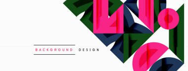 Soyut geometrik arkaplan şekilleri modern ve simetrik bir model oluşturur. Kalın kontrast, pürüzsüz gradyanlar, dinamik kompozisyon, fütüristik stil