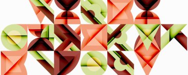 Çemberler soyut arkaplan çizgilerini kareler