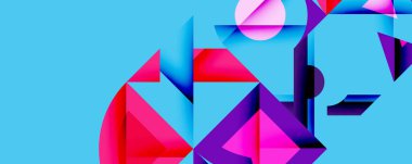 Çemberler soyut arkaplan çizgilerini kareler