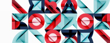 Çemberler soyut arkaplan çizgilerini kareler