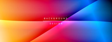 Parlak gökkuşağı stili renk eğrisi ve yuvarlak çizgi arkaplanı. Vector Illustration Duvar kağıdı, bayrak, illüstrasyon, iniş sayfası