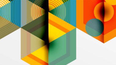 Altıgenler, elmas desenleri. Geometrik tekrarlayan altıgen arkaplan