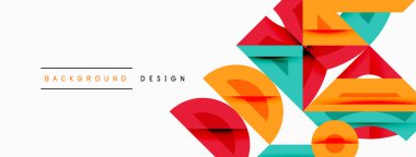 Soyut geometrik arkaplan şekilleri modern ve simetrik bir model oluşturur. Kalın kontrast, pürüzsüz gradyanlar, dinamik kompozisyon, fütüristik stil