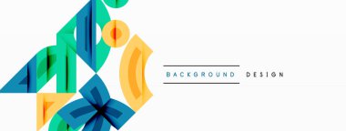 Dairesel ve yuvarlak elementlerin yer aldığı soyut geometrik arkaplan. Kalın kontrast, pürüzsüz gradyanlar, dinamik kompozisyon, fütüristik stil