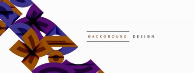 Dairesel ve yuvarlak elementlerin yer aldığı soyut geometrik arkaplan. Kalın kontrast, pürüzsüz gradyanlar, dinamik kompozisyon, fütüristik stil