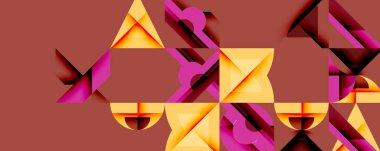 Çemberler soyut arkaplan çizgilerini kareler