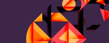 Çemberler soyut arkaplan çizgilerini kareler