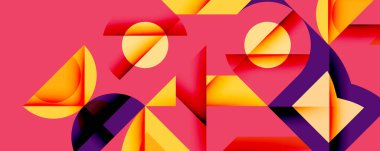 Çemberler soyut arkaplan çizgilerini kareler