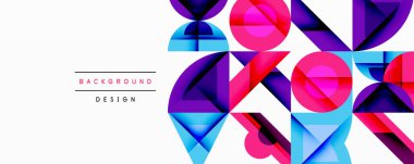 Çemberler soyut arkaplan çizgilerini kareler