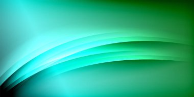 Gölge çizgileri olan etkileyici bir poster. Özellikler teknolojisi, minimalist ve iş temaları, parlak canlı renk şemaları