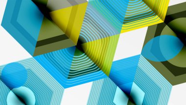 Altıgenler tasarımı geometrik soyut arkaplan