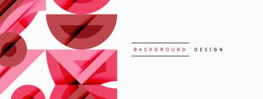 Dairesel ve yuvarlak elementlerin yer aldığı soyut geometrik arkaplan. Kalın kontrast, pürüzsüz gradyanlar, dinamik kompozisyon, fütüristik stil