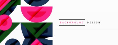 Soyut geometrik arkaplan şekilleri modern ve simetrik bir model oluşturur. Kalın kontrast, pürüzsüz gradyanlar, dinamik kompozisyon, fütüristik stil