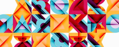 Çemberler soyut arkaplan çizgilerini kareler