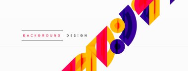 Dairesel ve yuvarlak elementlerin yer aldığı soyut geometrik arkaplan. Kalın kontrast, pürüzsüz gradyanlar, dinamik kompozisyon, fütüristik stil