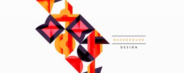 Çemberler soyut arkaplan çizgilerini kareler