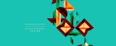 Çemberler soyut arkaplan çizgilerini kareler