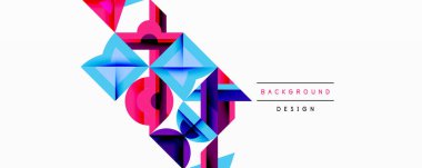 Çemberler soyut arkaplan çizgilerini kareler