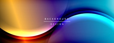 Parlak gökkuşağı stili renk eğrisi ve yuvarlak çizgi arkaplanı. Vector Illustration Duvar kağıdı, bayrak, illüstrasyon, iniş sayfası