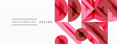 Dairesel ve yuvarlak elementlerin yer aldığı soyut geometrik arkaplan. Kalın kontrast, pürüzsüz gradyanlar, dinamik kompozisyon, fütüristik stil