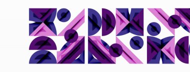 Soyut geometrik arkaplan şekilleri modern ve simetrik bir model oluşturur. Kalın kontrast, pürüzsüz gradyanlar, dinamik kompozisyon, fütüristik stil